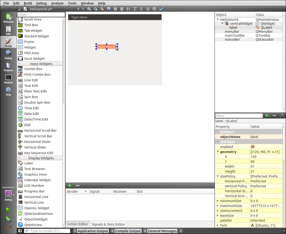 Creating a New EMAC OE SDK Project with qmake in Qt Creator Creating the Project